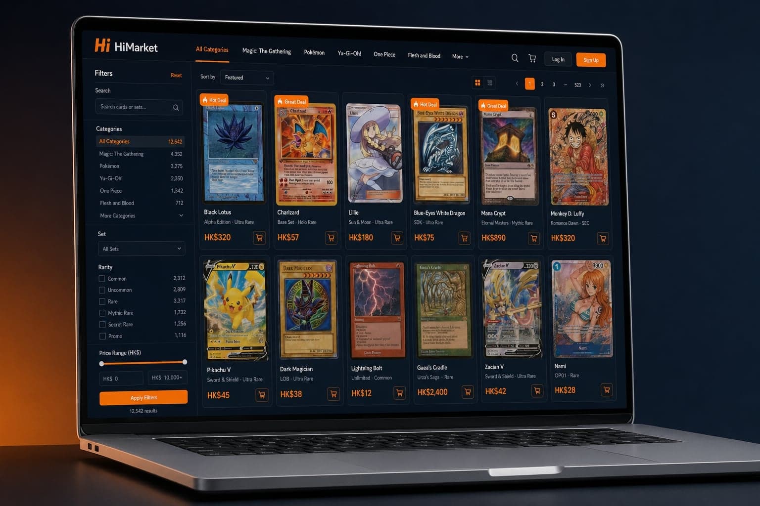 HiMarket.hk - Hong Kong's MTG Trading Platform
